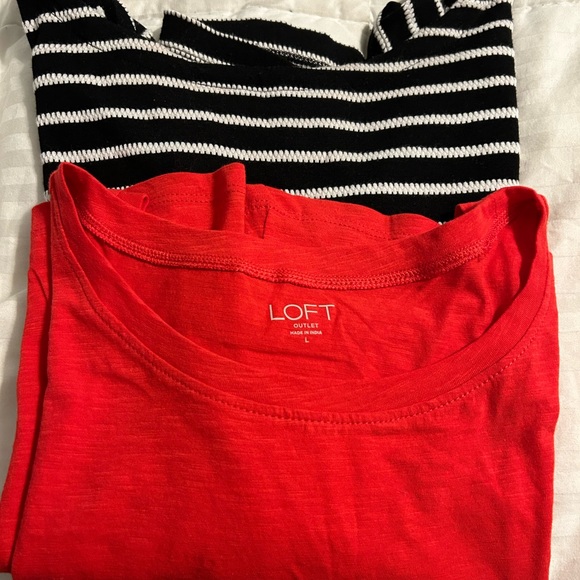 2 Loft tops in size large and large petite. 20” p to p. - Picture 4 of 9